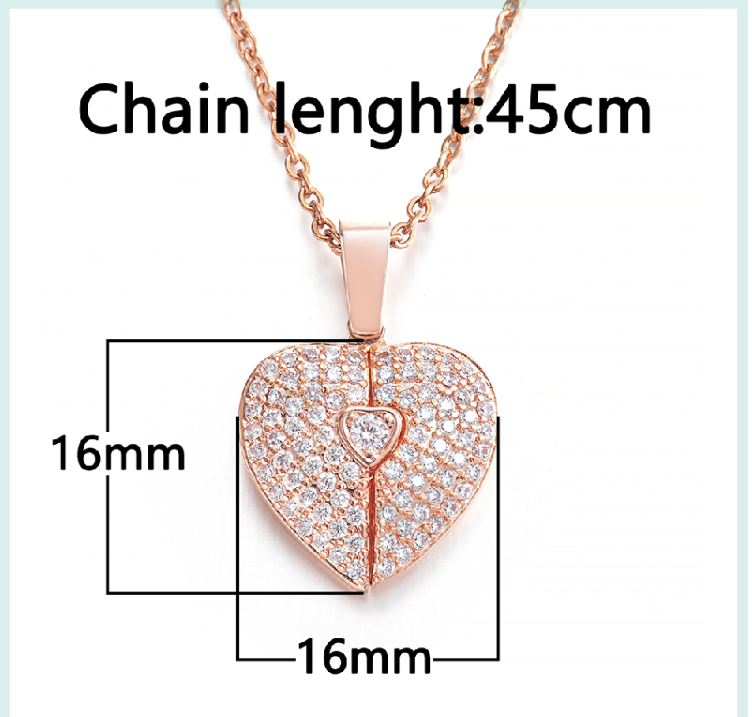 Stellar Heart Initial Necklace