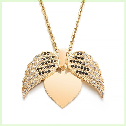 Stellar Heart Initial Necklace