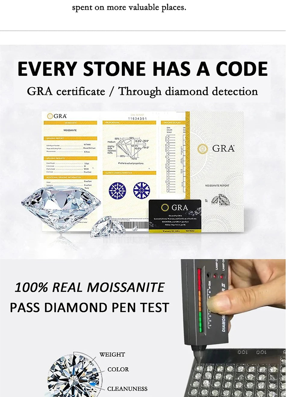 PERFANY All Moissanite Necklace for Women S925 Pure Silver Double Heart Design Laboratory Diamond Pendant Fashion Luxury Jewelry