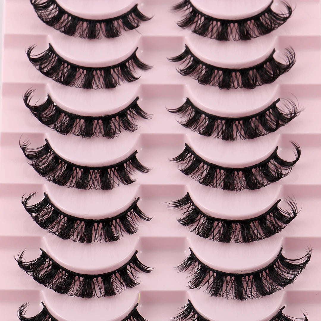 MARSTAR 10 Pairs Russian Strip Lashes