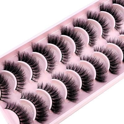 MARSTAR New 10 Pairs Natural False Eyelashes