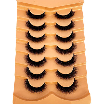 MARSTAR 7pairs Thick Long Dramatic False Eyelashes